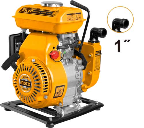 Motopompe à essence 1" 2,5 HP complet INGCO GWP102