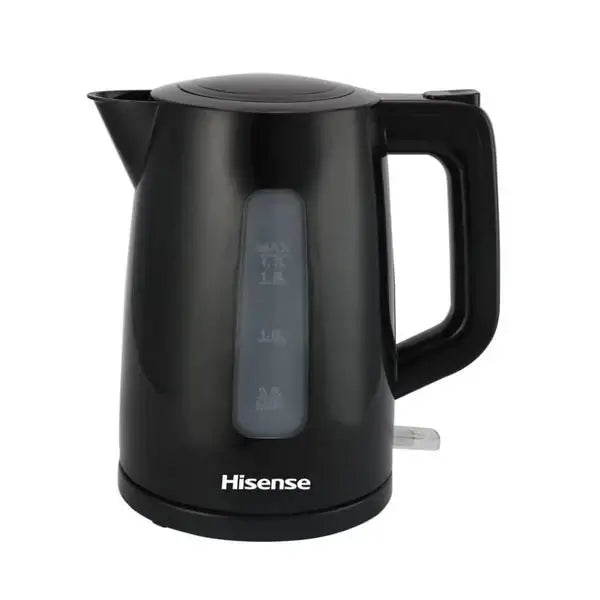 Bouilloire électrique Hisense 1.7 L Ouverture manuelle du couvercle Noir H17KBKS1