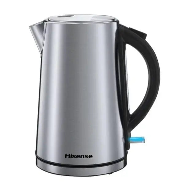 Bouilloire électrique Hisense 1.7 L Ouverture manuelle du couvercle Acier Inoxydable H17KSSS1
