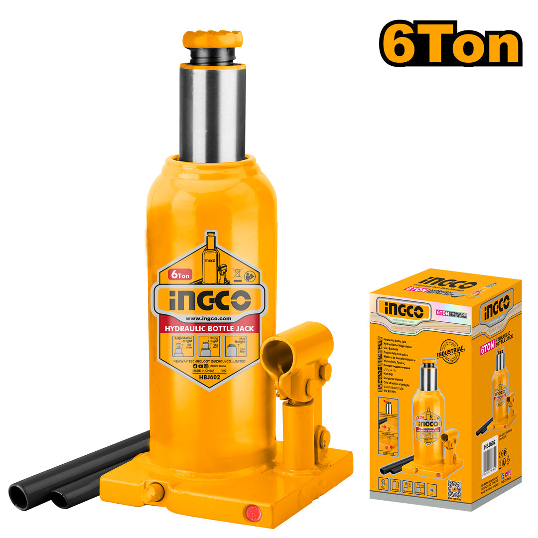 Cric bouteille hydraulique 6 t INGCO HBJ602 — vue 2