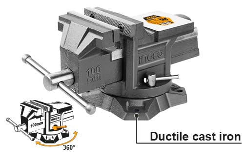 Étau à base tournante 6" - 11,2 kg INGCO HBV086