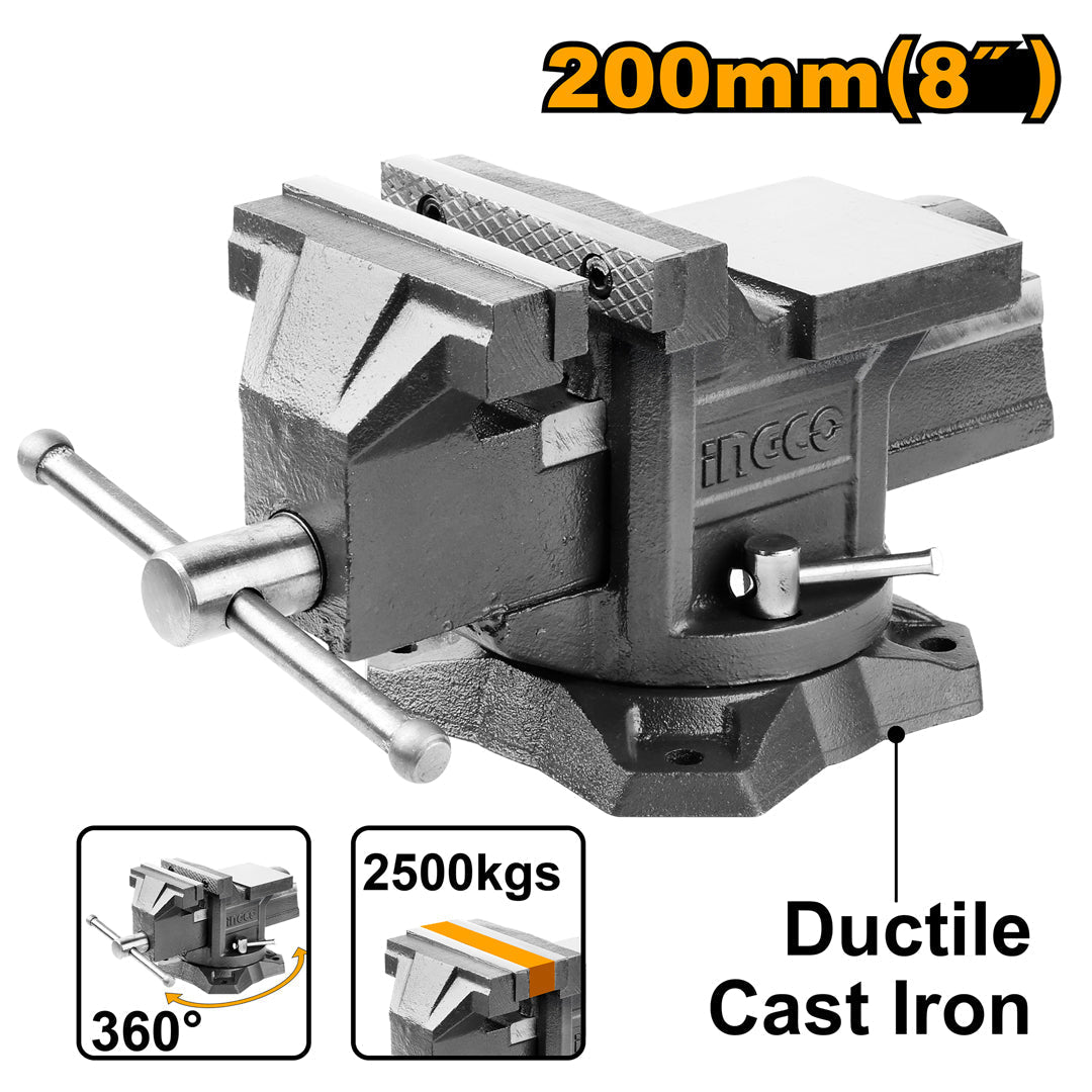 Étau à base tournante 8" - 21 kg INGCO HBV088 — vue 2
