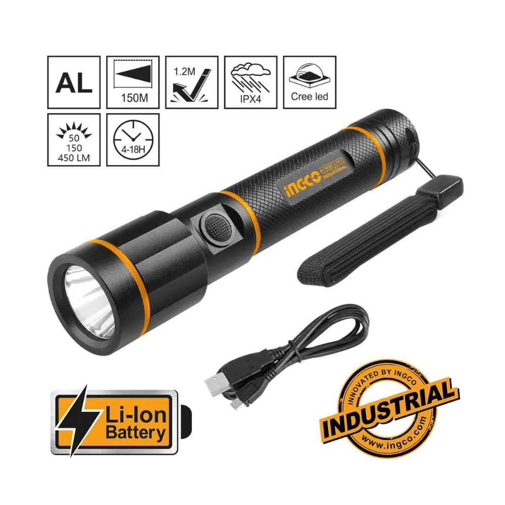 Lampe de poche / 2000 mAh / 4 heures INGCO HCFL1865051