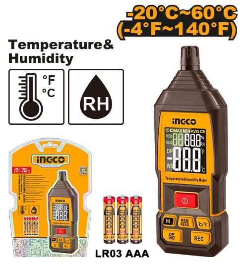 Compteur numérique d'humidité INGCO HETHT031