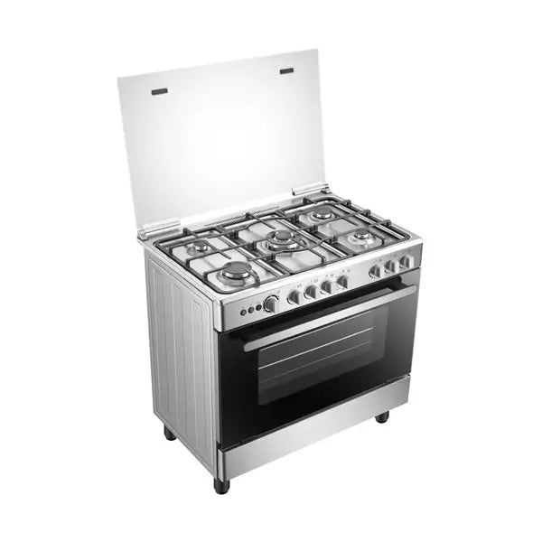 Gazinière 5 feux Hisense 41 W Allumage électrique Four Acier inoxydable HFG90335RX — vue 4