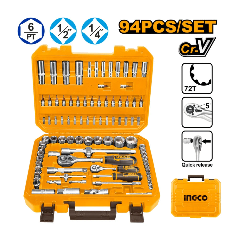 Coffret de douilles et accessoires INGCO HKTS42941