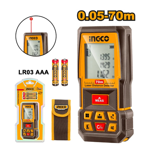 Télémètre laser 0,05 - 70 m INGCO HLDD0708