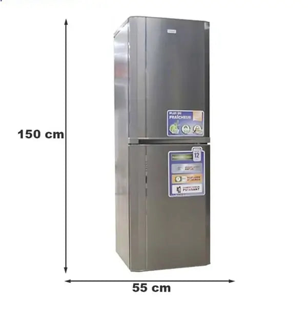 Réfrigérateur combiné double porte Nasco 229 L Net 4 casiers au congélateur Économique HNASD2-29 — vue 2
