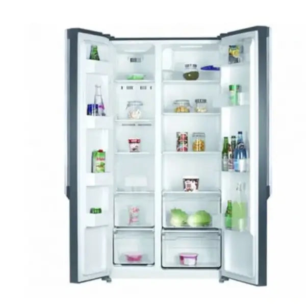 Réfrigérateur américain double portes réversible Nasco 436 L Net Classe énergétique A++ HNASF2-55.1S