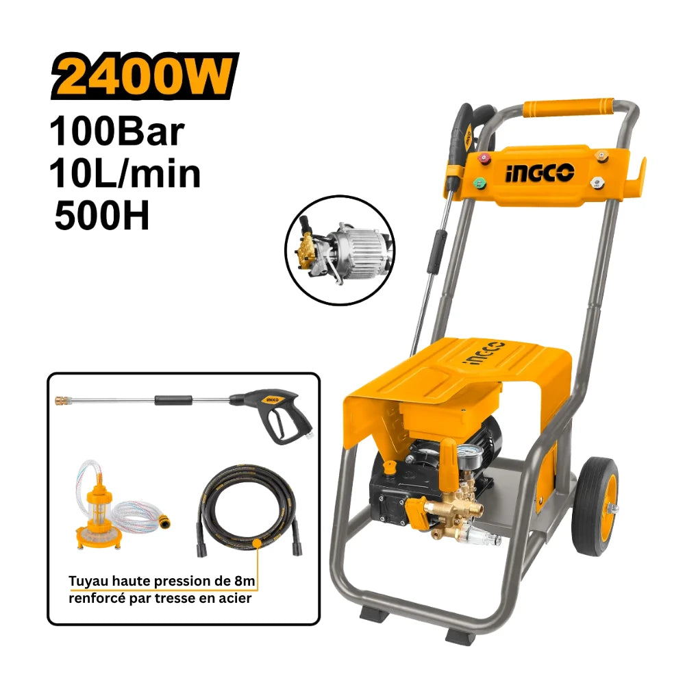 Netyoyeur haute pression 2000 W INGCO HPWR30018