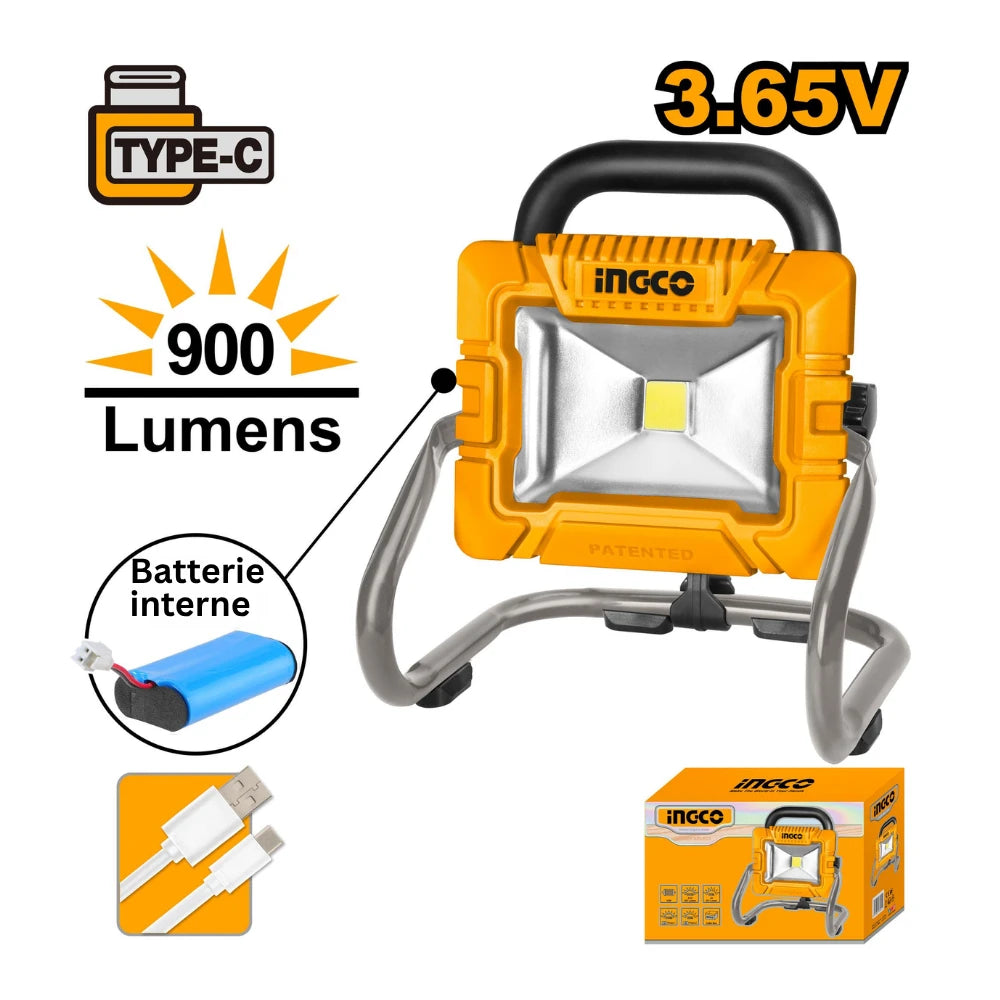 Projecteur LED à batterie 3,6 V INGCO HRLF4415