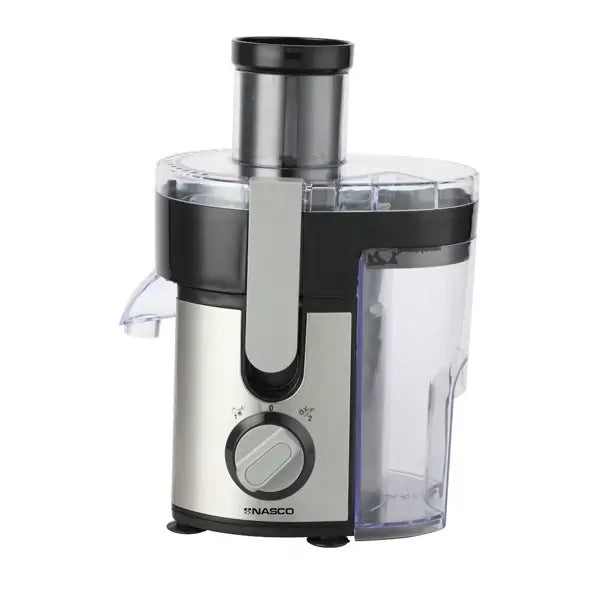 Extracteur de jus Nasco 0.6 L 2 vitesses 400 W Filtre en acier inoxydable Moteur à JE3001A-GS