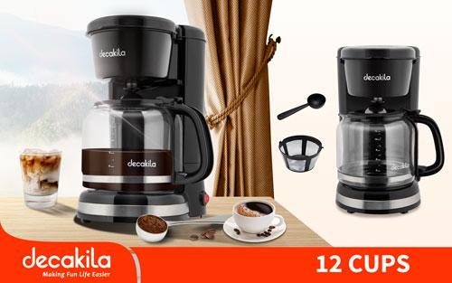 Cafetière programmable inox 1,25 L Decakila KECF018B