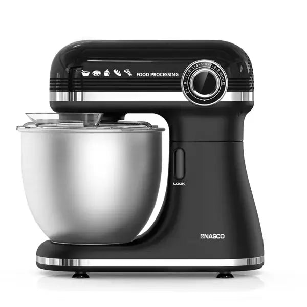 Robot pâtissier et batteur électrique avec bol de 7 L Nasco 12 vitesses 1500 W KM1000-GS