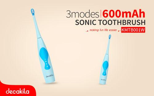 Brosse à dents sonique rechargeable 600 mAh Decakila KMTB001W