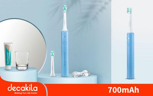 Brosse à dents sonique rechargeable 5 modes Decakila KMTB013L