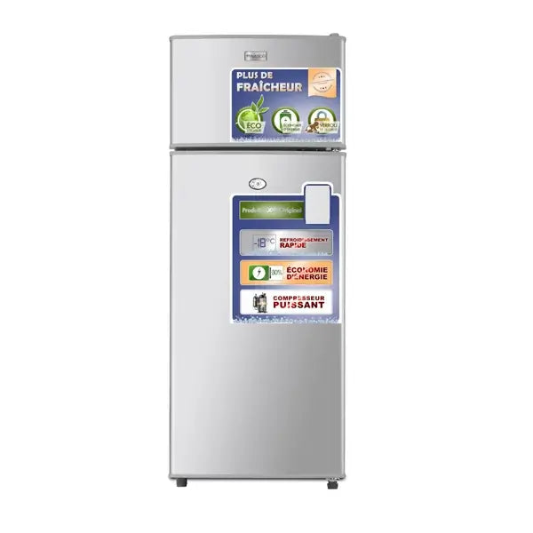 Réfrigérateur combiné double portes Nasco 85 L 2 étagères + 1 tiroir au réfrigérateur KNASF2-109 — vue 2