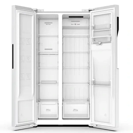 Réfrigérateur Américain double portes No Frost Nasco 460 L Distributeur d’eau 10 tiroirs KNASF2-62.2WD