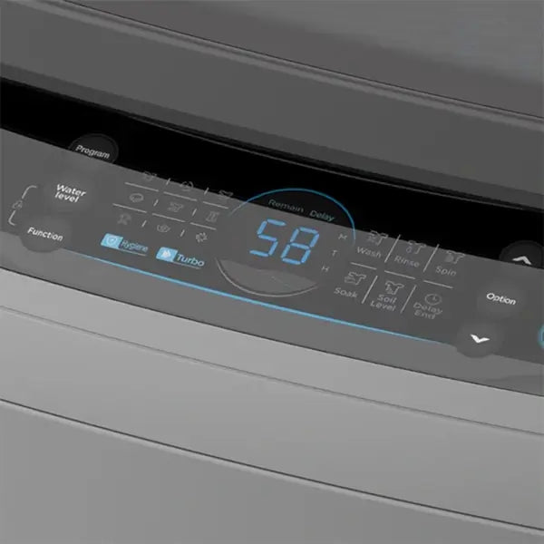 Machine à laver automatique Midea 10.5 kg Puissance 600 W Ouverture par le haut Essorage MA200W105/G — vue 3
