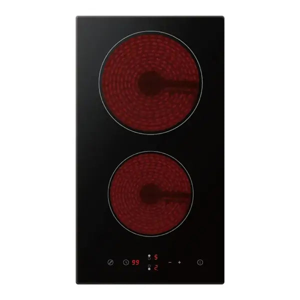 Plaque de cuisson vitrocéramique Midea 2700 3300 W 2 zones 30 cm 9 niveaux de puissance MC-HD301