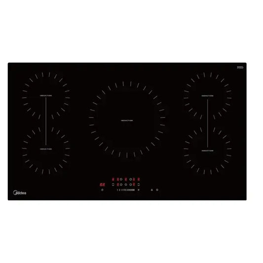 Table de cuisson à induction Inverter Quatro Midea 9400 W 3 zones 9 niveaux de puissance MC-IV10241B2CC-A