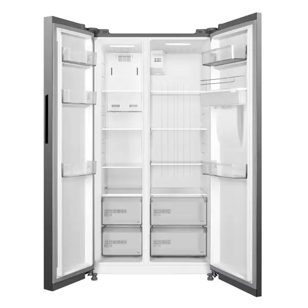 Réfrigérateur américain Inverter Quatro double portes Midea 555 L Économique MDRS710FGF50D