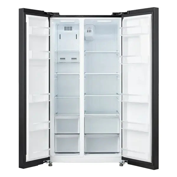 Réfrigérateur Américain double portes Inverter Quatro Midea 555 L 4 tiroirs 7 étagers MDRS710FGF63