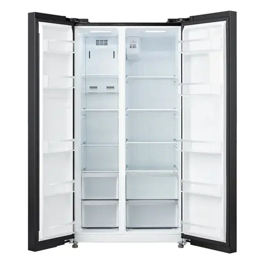 Réfrigérateur Américain double portes Inverter Quatro Midea 555 L 4 tiroirs 7 étagers MDRS710FGF63