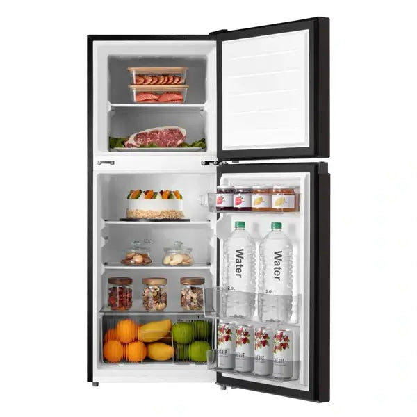 Réfrigérateur combiné double portes Midea 128 L 3 tiroirs + 1 casier au réfrigérateur 2 MDRT187FGG28