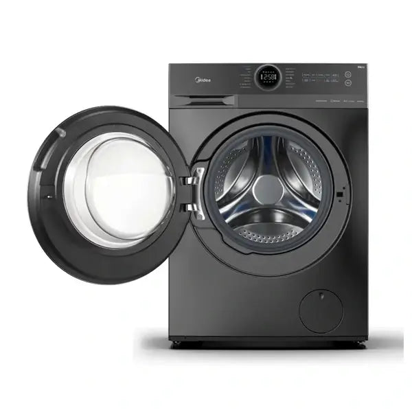 Machine à laver Inverter Midea 10KGs + séchage 7KGs Ouverture frontale Nettoyage MF200D100WB/T