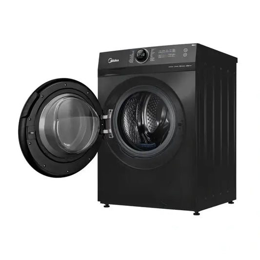 Machine à laver inverter Midea 10 kg Rinçage 10 kg 200 W Ouverture frontale Essorage MF200W100WB/T
