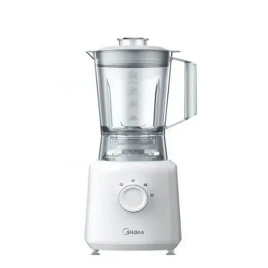Mixer blender Midea 1.25 L 2 vitesses Puissance 600 W Bocal en plastique Mixage optimal MJ-BL6010W