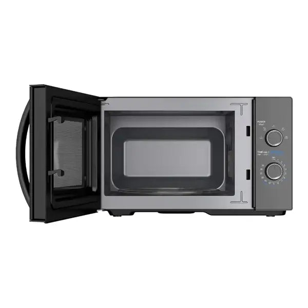 Micro Onde avec poignée Midea 25 L 800 W 5 niveaux de puissance Fonction grill Affichage MM8P022KG-B — vue 3