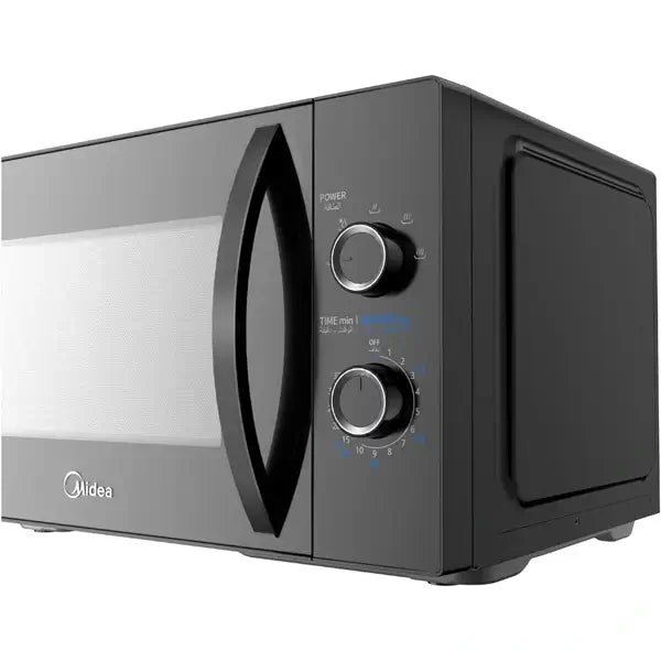 Micro Onde avec poignée Midea 25 L 800 W 5 niveaux de puissance Fonction grill Affichage MM8P022KG-B — vue 2