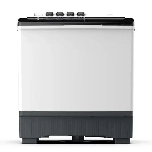 Machine à laver semi automatique Midea 18 kg 520 W Essorage 9 kg Rinçage Ouverture par MT100W180/WG