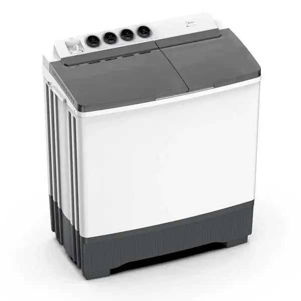 Machine à laver semi automatique Midea 8 kg 475 W Essorage 5 kg Rinçage Ouverture par le MT100W80/WG — vue 2