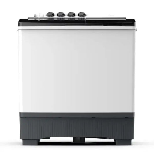 Machine à laver semi automatique Midea 8 kg 475 W Essorage 5 kg Rinçage Ouverture par le MT100W80/WG