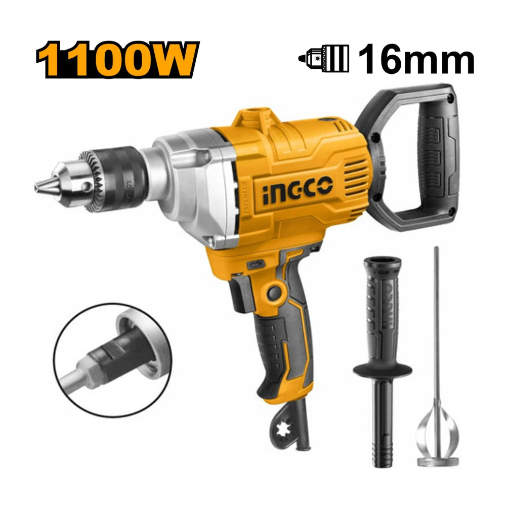 Malaxeur 1100 W 16 mm + 2 accessoires - remplace MX11001 INGCO MX11008