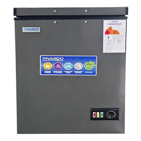 Congélateur horizontal une porte Nasco 138 L Net 1 panier à l’intérieur Économique NAS-175FL-DS