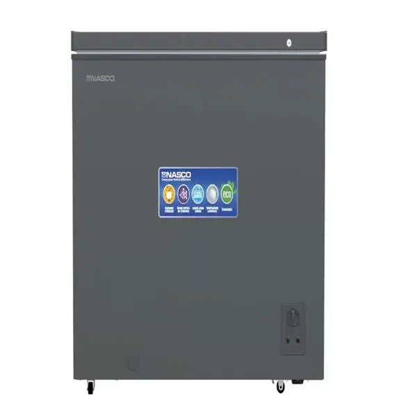 Congélateur horizontal une porte avec clé Nasco 137 L Net 1 panier à l’intérieur NAS-180WA-DS