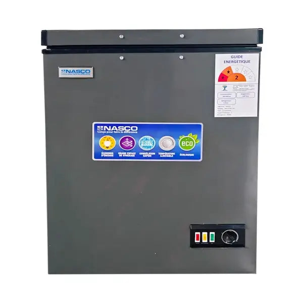 Congélateur horizontal une porte Nasco 175 L 1 panier à l’intérieur NAS-175FL