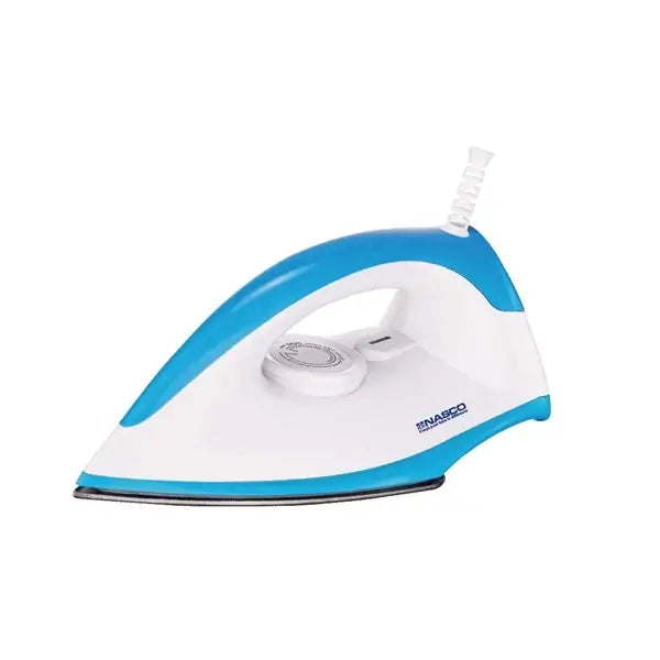 Fer à repasser à sec 1000 W Sans eau Bouton rotatif pour réglage NAS-2203-DI
