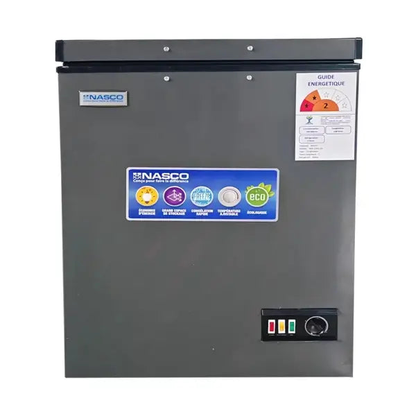 Congélateur horizontal une porte Nasco 200 L 1 panier à l’intérieur NAS-250FL-DS