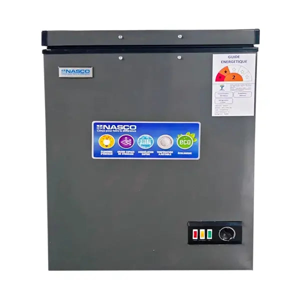 Congélateur horizontal une porte Nasco 250 L 1 panier à l’intérieure NAS-250FL