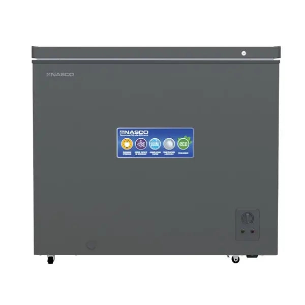 Congélateur horizontal une porte avec clé Nasco 245 L Net 1 panier à l’intérieur NAS-325WA-DS