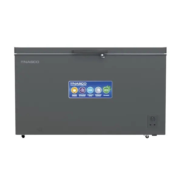 Congélateur horizontal une porte avec clé Nasco 397 L Net 1 panier à l’intérieur NAS-500WA-DS — vue 2
