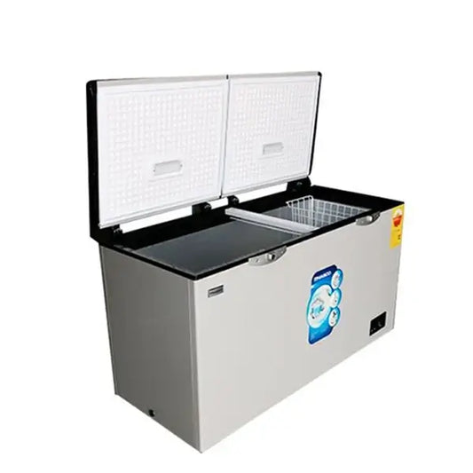 Congélateur horizontal double portes Nasco 450 L 2 paniers à l’intérieurs Économique NAS-550FL-DD-DS
