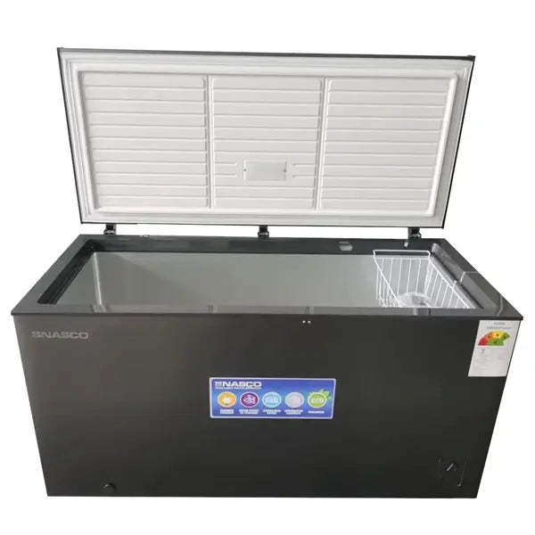 Congélateur horizontal une porte avec clé Nasco 397 L Net 1 panier à l’intérieur NAS-500WA-DS