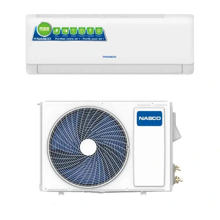 Split mural Inverter avec unité extérieur Nasco 12000 BTU 1,5 CV Mode automatique NAS-AX12V1