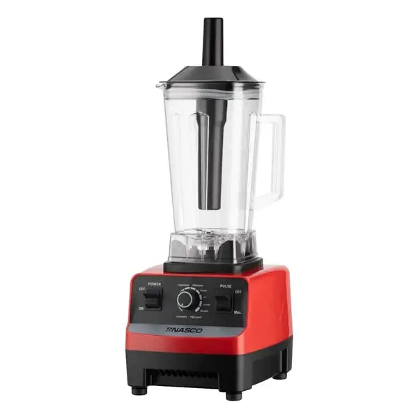 Mixeur avec broyeur 2en1 Nasco 2 L 1000 W Moteur rouge Bol en plastique NAS-BL1351-TMT
